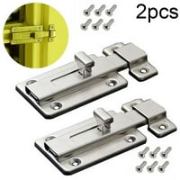 DOACT Stainless Steel Door Bolt Security Guard Anti-Thief Door Latch Hardware Fittings 4Pcs